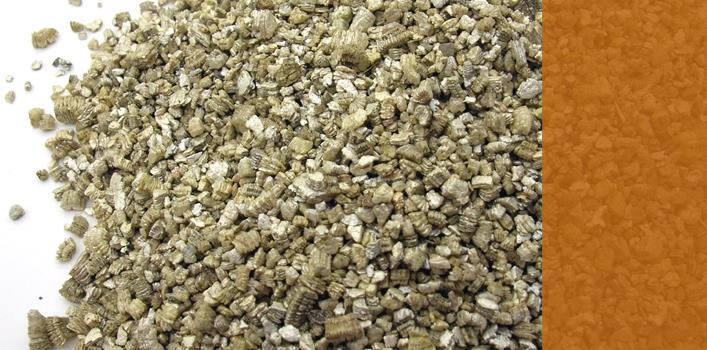 Agregados Leves Vermiculita: Mineral da família das argilas micáceas. É um silicato hidratado de magnésio/alumínio/cálcio e ferro.