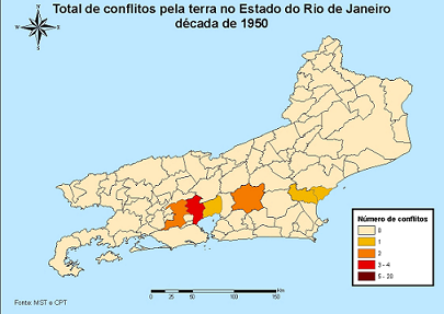 desemprego e da miséria no Grande Rio, levando muitos trabalhadores a buscar o retorno ao campo, mediante a realização de ocupações de terra na periferia do Rio de Janeiro.