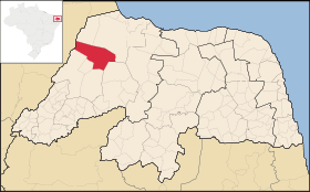 1 DADOS GERAIS - Data de emancipação: 04/04/1963 - Distância da capital: 320 km - Área: 1.129 Km 2 - Localização Mesorregião: Oeste Potiguar Microrregião: Chapada do Apodi - População: 12.