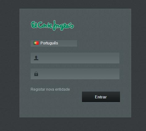 Colocar no quadro seguinte o Username e Password que