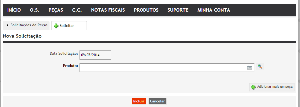 Página13 Como podemos ver a janela é muito parecida com outras já comentadas aqui, contendo uma área onde é possível informar quantidade de itens por página, imprimir a relação, botão de opções e