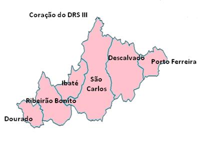 REGIÃO CORAÇÃO DRS III População Estimada DESCALVADO 32.980 DOURADO 8.897 IBATÉ 33.535 PORTO FERREIRA 54.