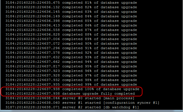 2.4. Ajuste dos arquivos de configurações Obs: Após a migração será gerado um novo arquivo de configuração do zabbix_server.conf.rpmnew, verifique os arquivos com os comandos a seguir: Ajuste os arquivos de configurações zabbix_server.