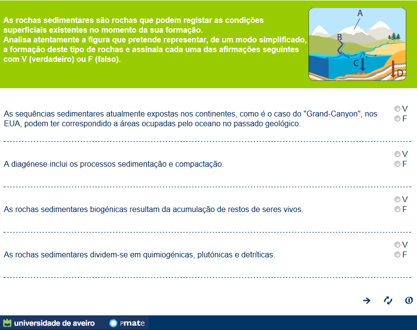 Dinâmica externa da Terra (rochas sedimentares) Dinâmica externa da Terra (minerais) 3 Identificação de características dos minerais.