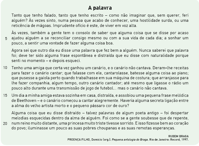 Revisão ENEM 1. Às vezes, também (l. 4) Ao estabelecer coesão entre os dois primeiros parágrafos, a palavra também, nesse contexto, expressa determinado sentido.