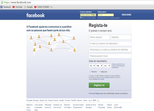 (Dezembro de 2013) Em Portugal, dados de 2012, indicam que 97% dos portugueses utilizam as redes sociais, têm uma conta de Facebook.