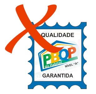 6.4 Não é permitido uso da logomarca do PBQP-H para o nível D. 6.5 Não é permitido uso da logomarca do PBQP-H em tapumes de obras. 6.6 A marca do PBQP-H não deve, em hipótese alguma, ser utilizada como selo de qualidade.