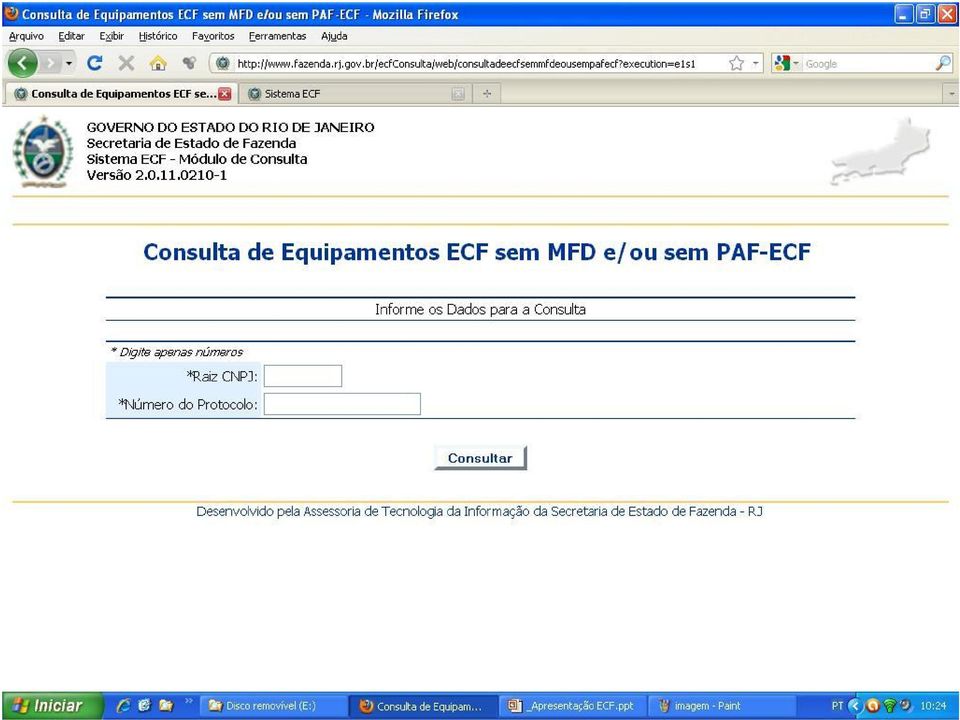 ECF pelo