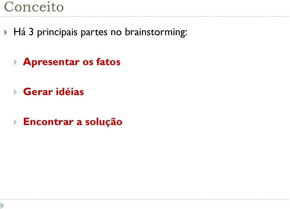 brainstorming: Apresentar