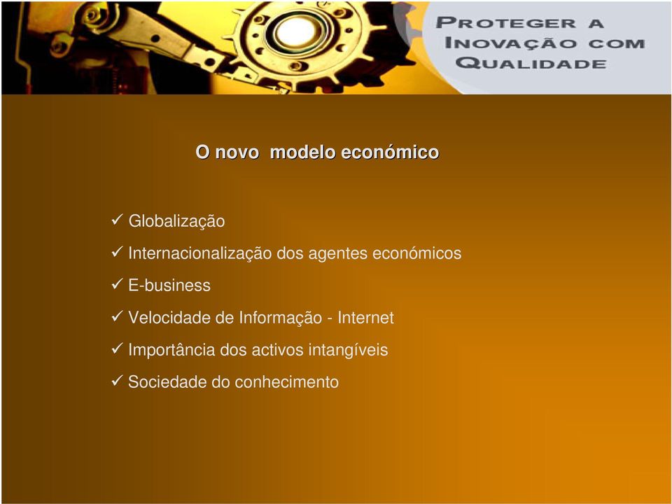 E-business Velocidade de Informação - Internet