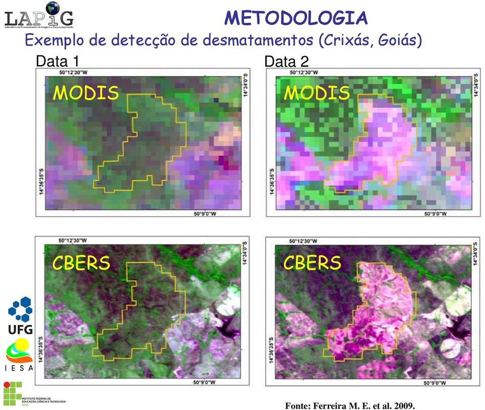 1 Data 2 MODIS MODIS CBERS CBERS