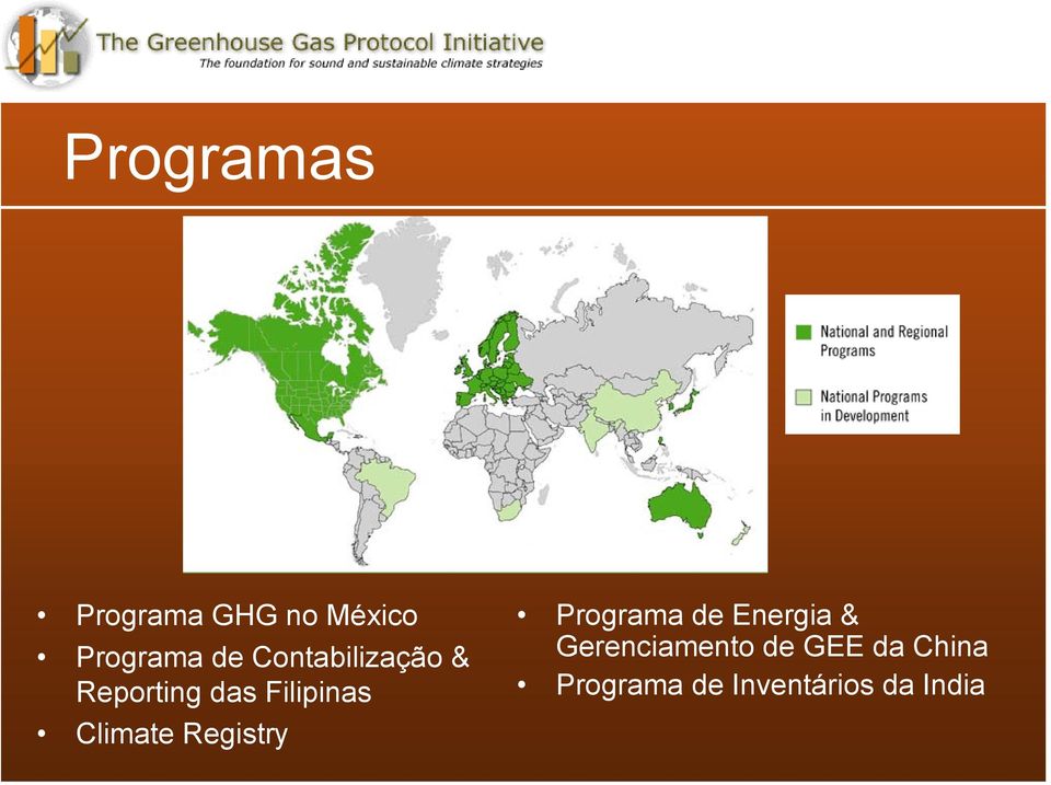 Climate Registry Programa de Energia &