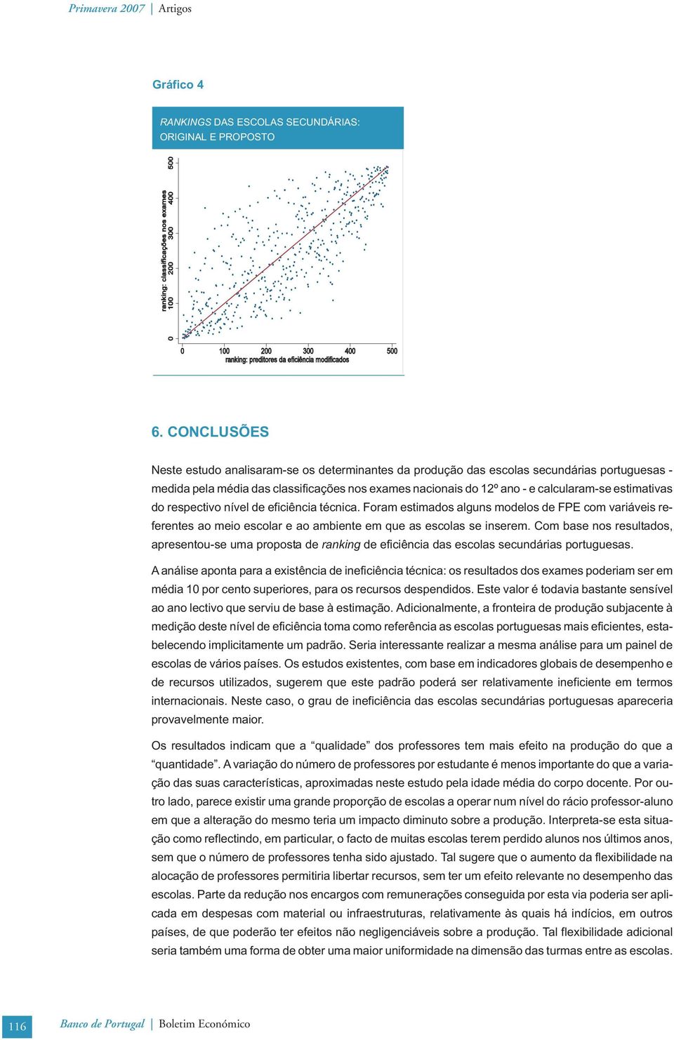 respectvo nível de efcênca técnca. Foram estmados alguns modelos de FPE com varáves referentes ao meo escolar e ao ambente em que as escolas se nserem.