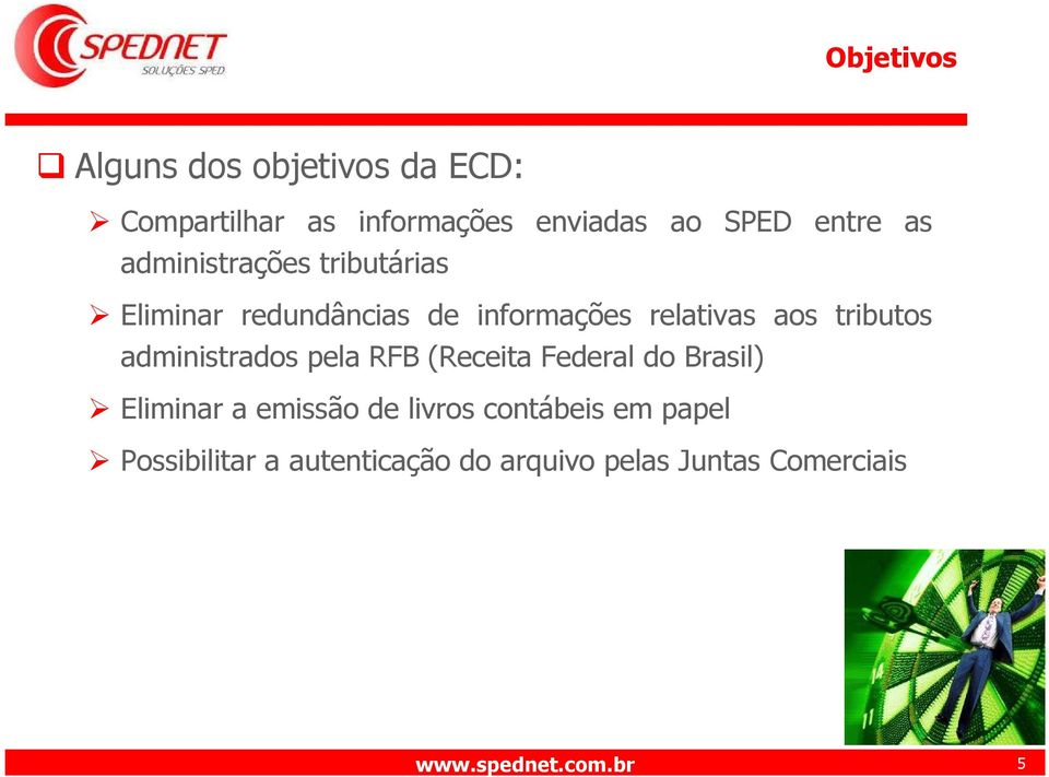 administrados pela RFB (Receita Federal do Brasil) Eliminar a emissão de livros contábeis
