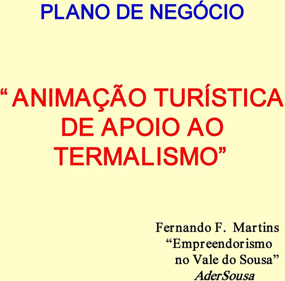 TERMALISMO Fernando F.