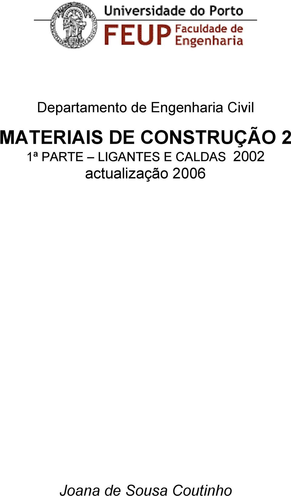 MATERIAIS DE CONSTRUÇÃO 2