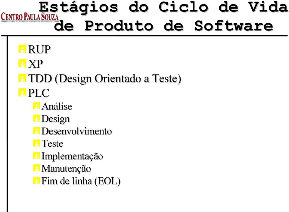 Teste) PLC Análise Design Desenvolvimento