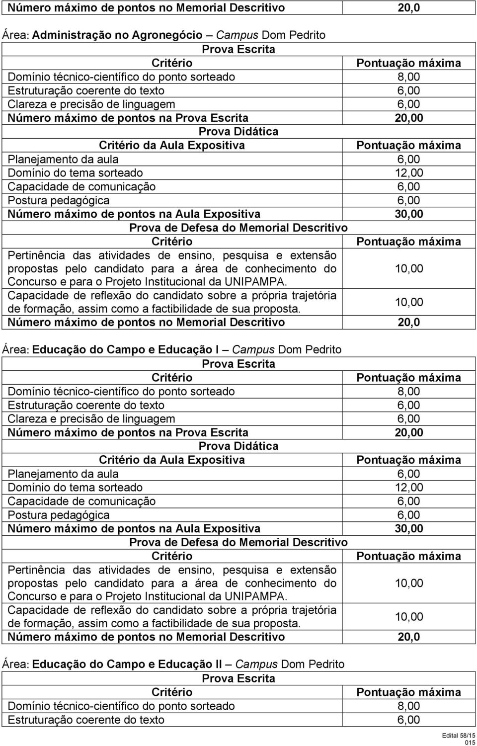 técnico-científico ponto sortea Estruturação coerente texto 6,00 Clareza e precisão de linguagem 6,00 da Aula Expositiva Domínio tema sortea Capacidade de comunicação