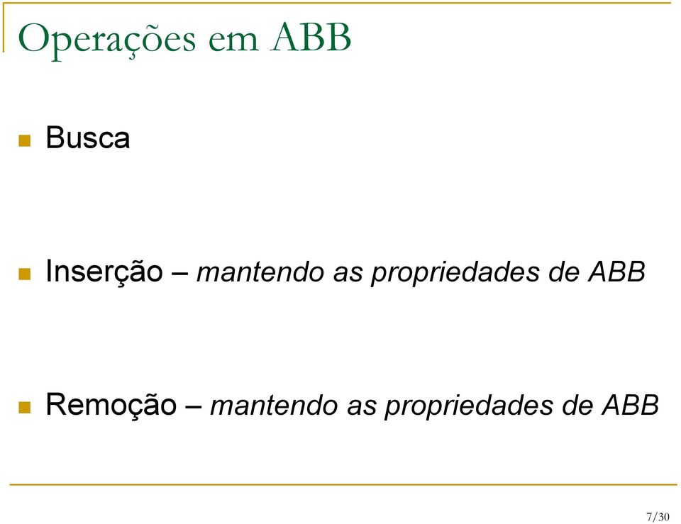 propriedades de ABB