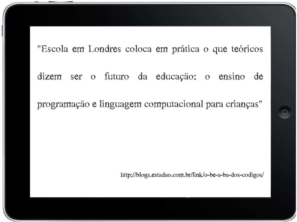 de programação e linguagem computacional para