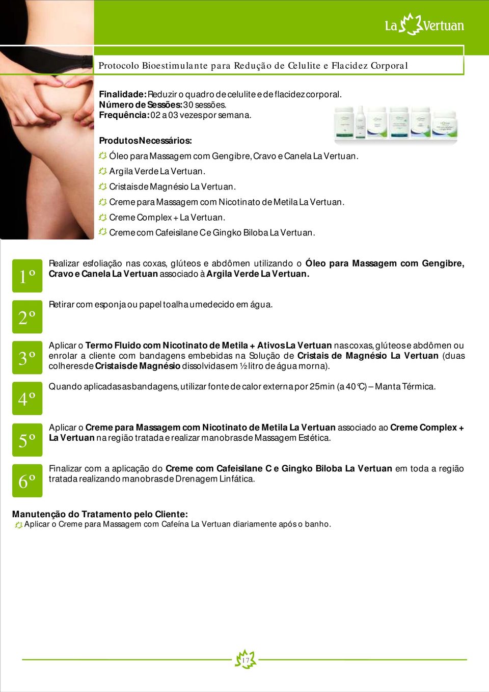 Creme para Massagem com Nicotinato de Metila La Vertuan. Creme Complex + La Vertuan. Creme com Cafeisilane C e Gingko Biloba La Vertuan.