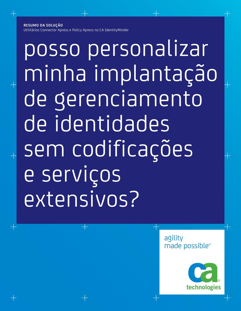 minha implantação de gerenciamento de identidades sem