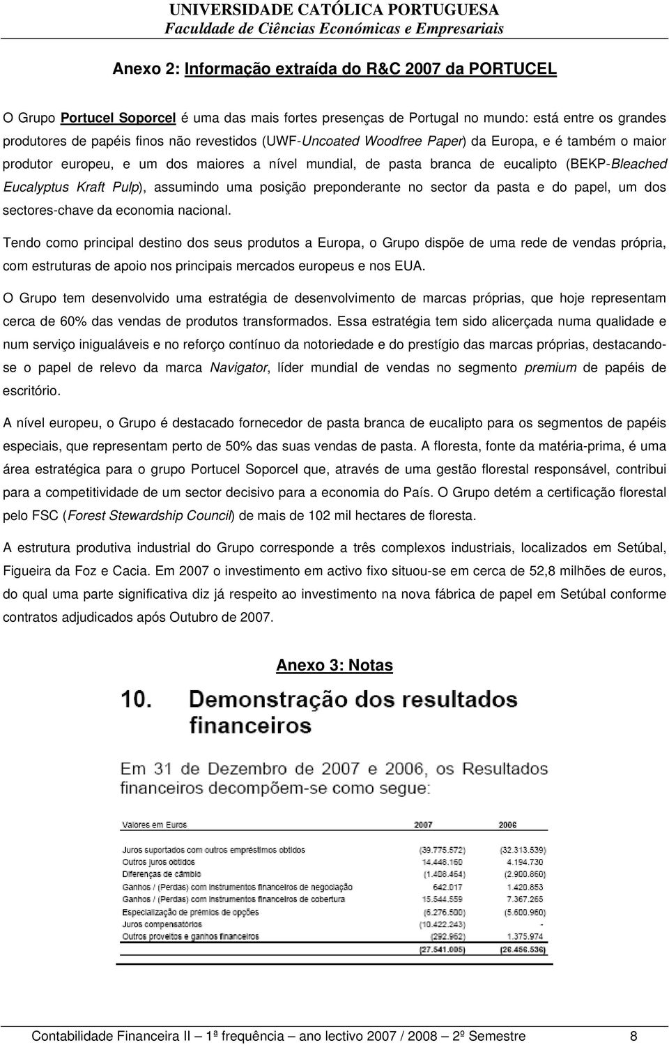 posição preponderante no sector da pasta e do papel, um dos sectores-chave da economia nacional.