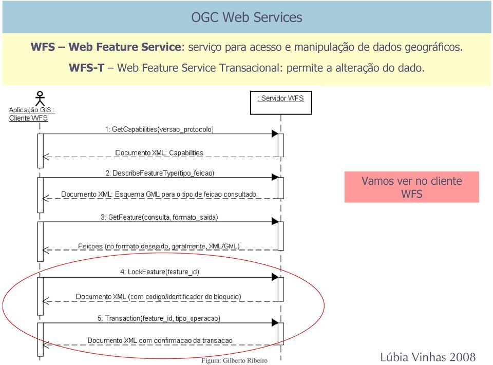 WFS-T Web Feature Service Transacional: permite a