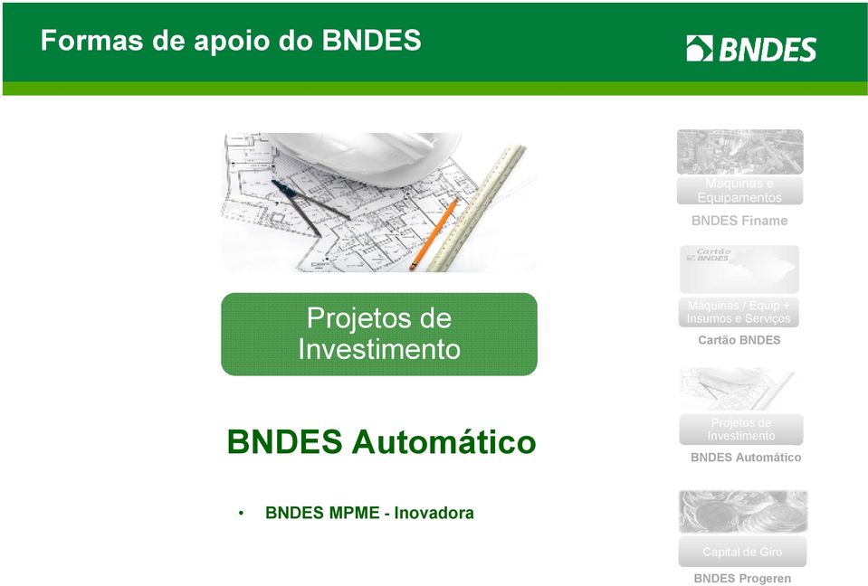 BNDES Automático Projetos de Investimento BNDES