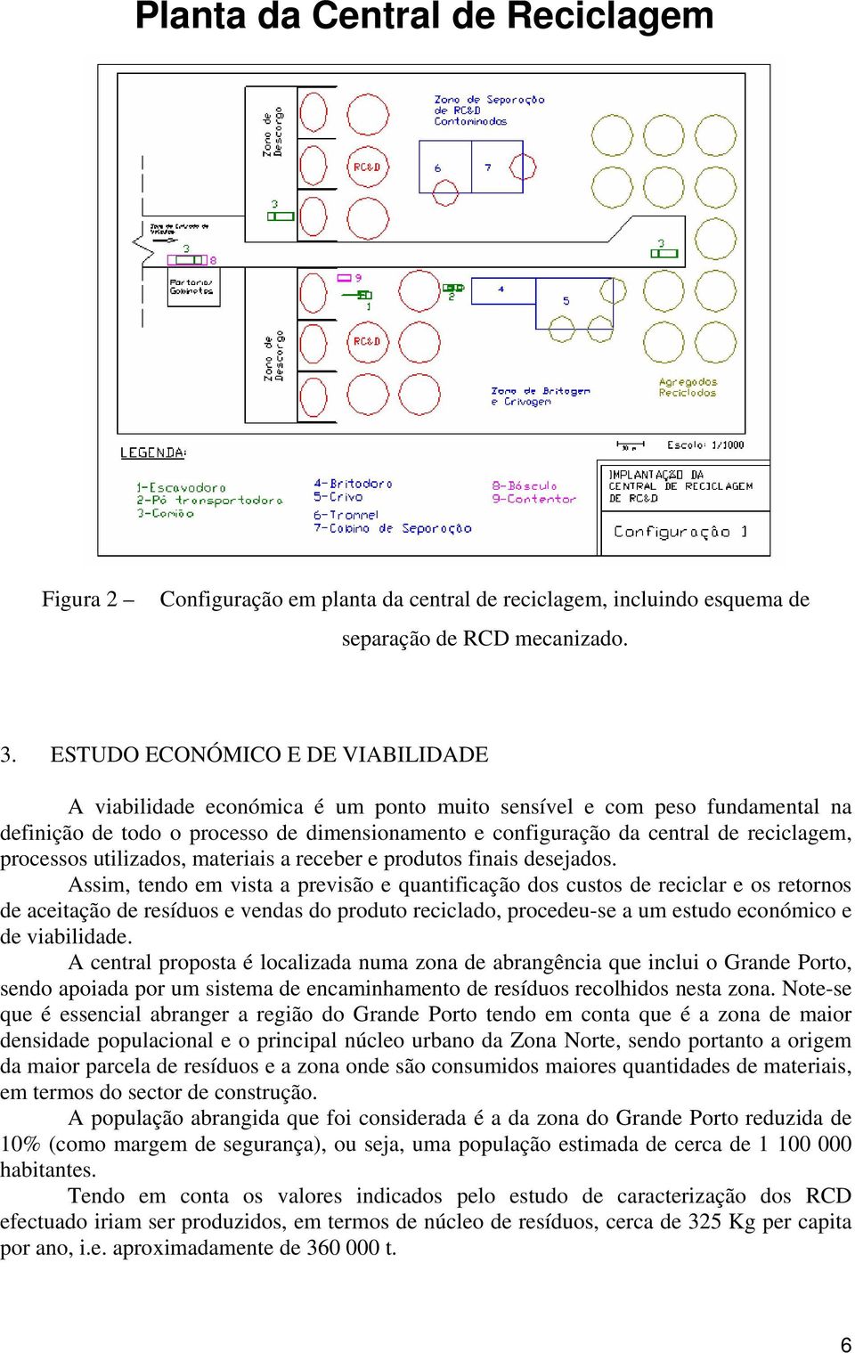 processos utilizados, materiais a receber e produtos finais desejados.