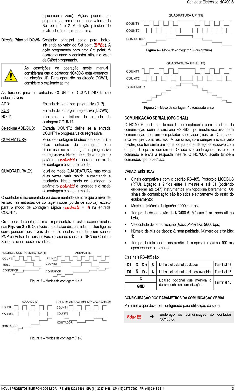 A ação programada para este Set point irá ocorrer quando o contador atingir o valor de Offset programado.