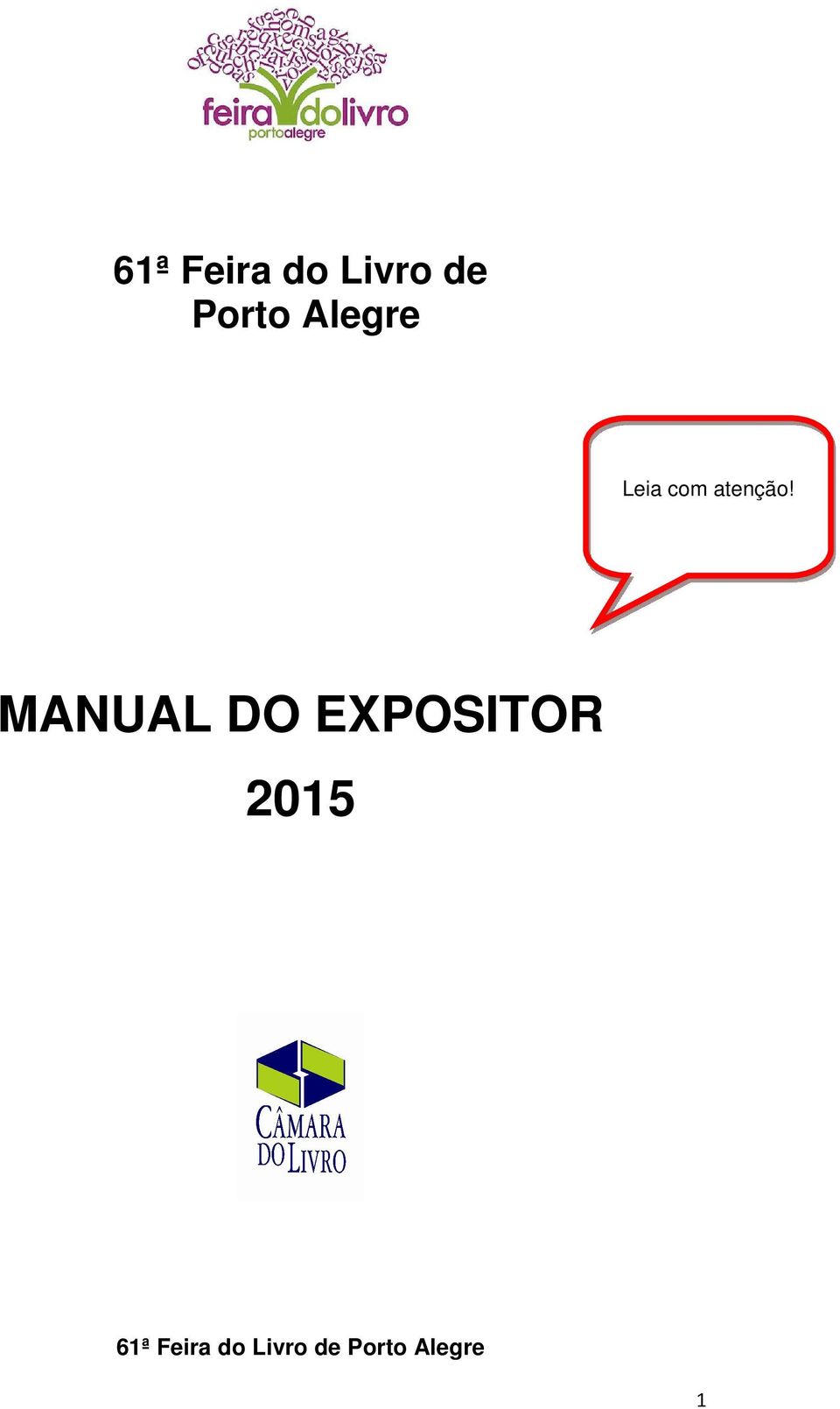MANUAL DO EXPOSITOR 2015 