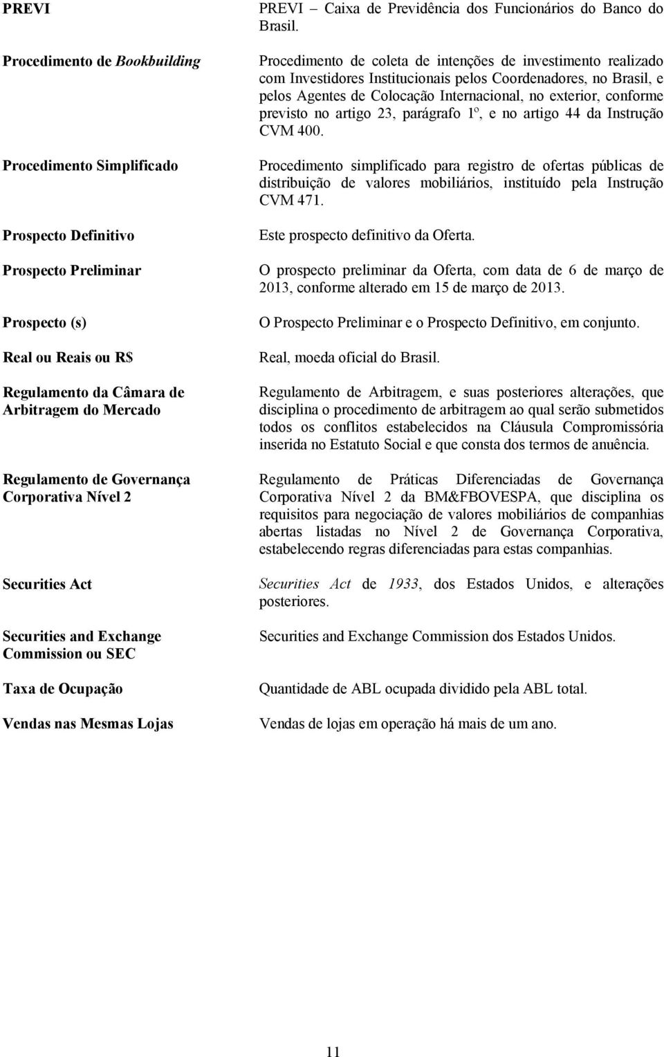 Procedimento de coleta de intenções de investimento realizado com Investidores Institucionais pelos Coordenadores, no Brasil, e pelos Agentes de Colocação Internacional, no exterior, conforme