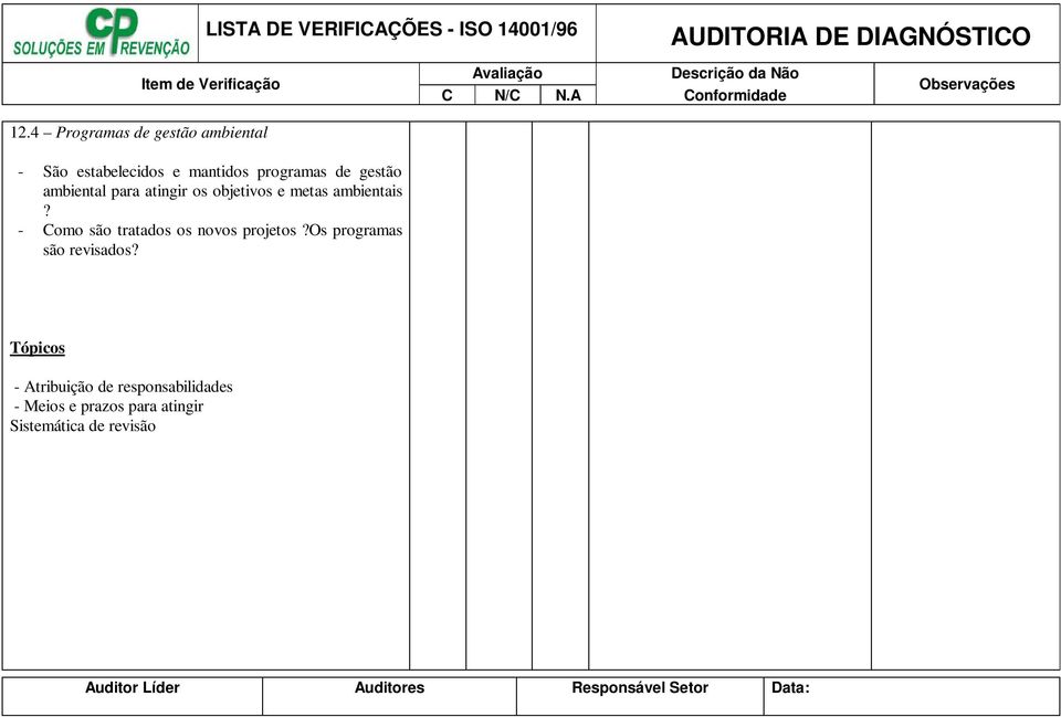 ambientais? - Como são tratados os novos projetos?