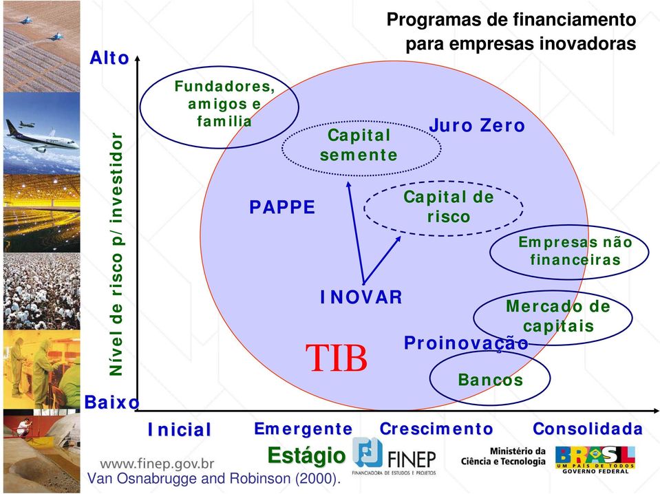 Capital semente Programas de financiamento para empresas inovadoras Capital de