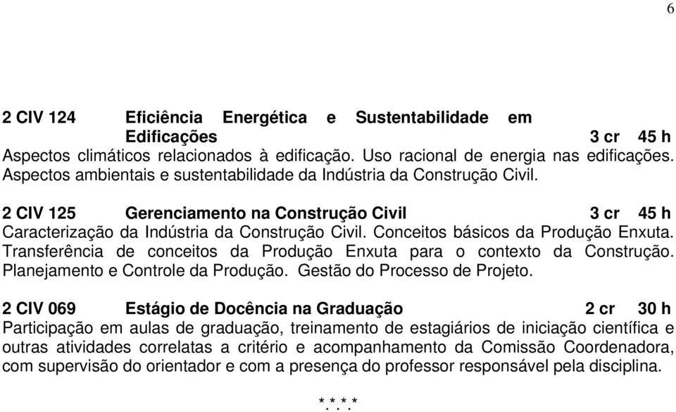 Conceitos básicos da Produção Enxuta. Transferência de conceitos da Produção Enxuta para o contexto da Construção. Planejamento e Controle da Produção. Gestão do Processo de Projeto.