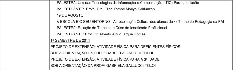 Relação de Trabalho e Crise de Identidade Profissional PALESTRANTE: Prof. Dr.