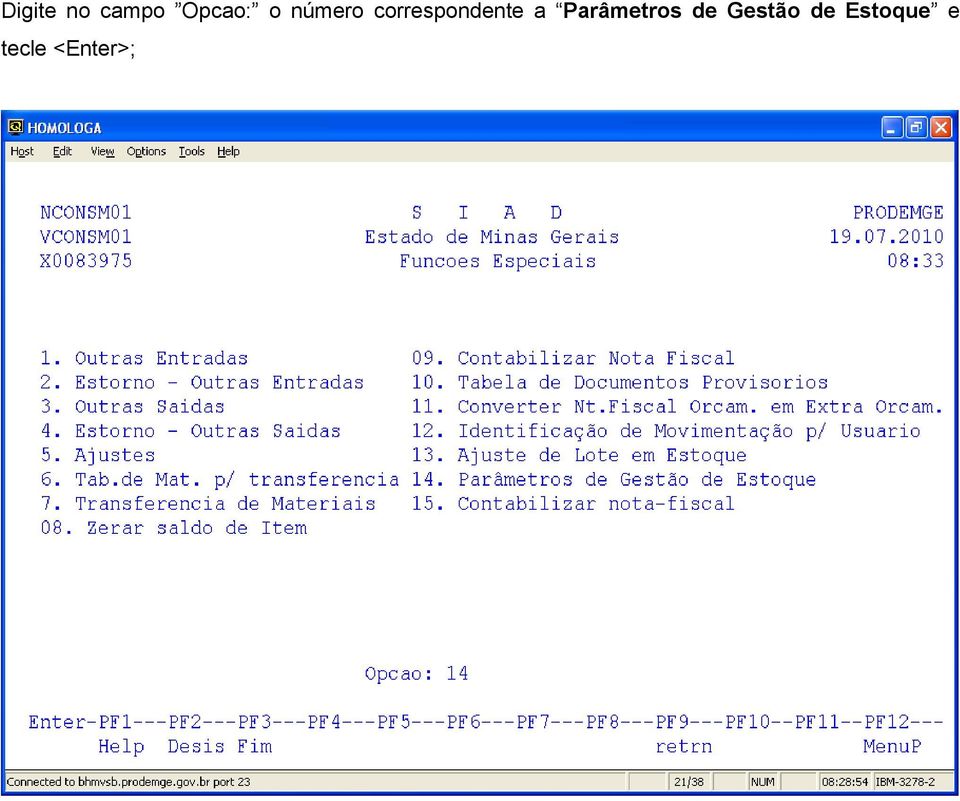 Parâmetros de Gestão de