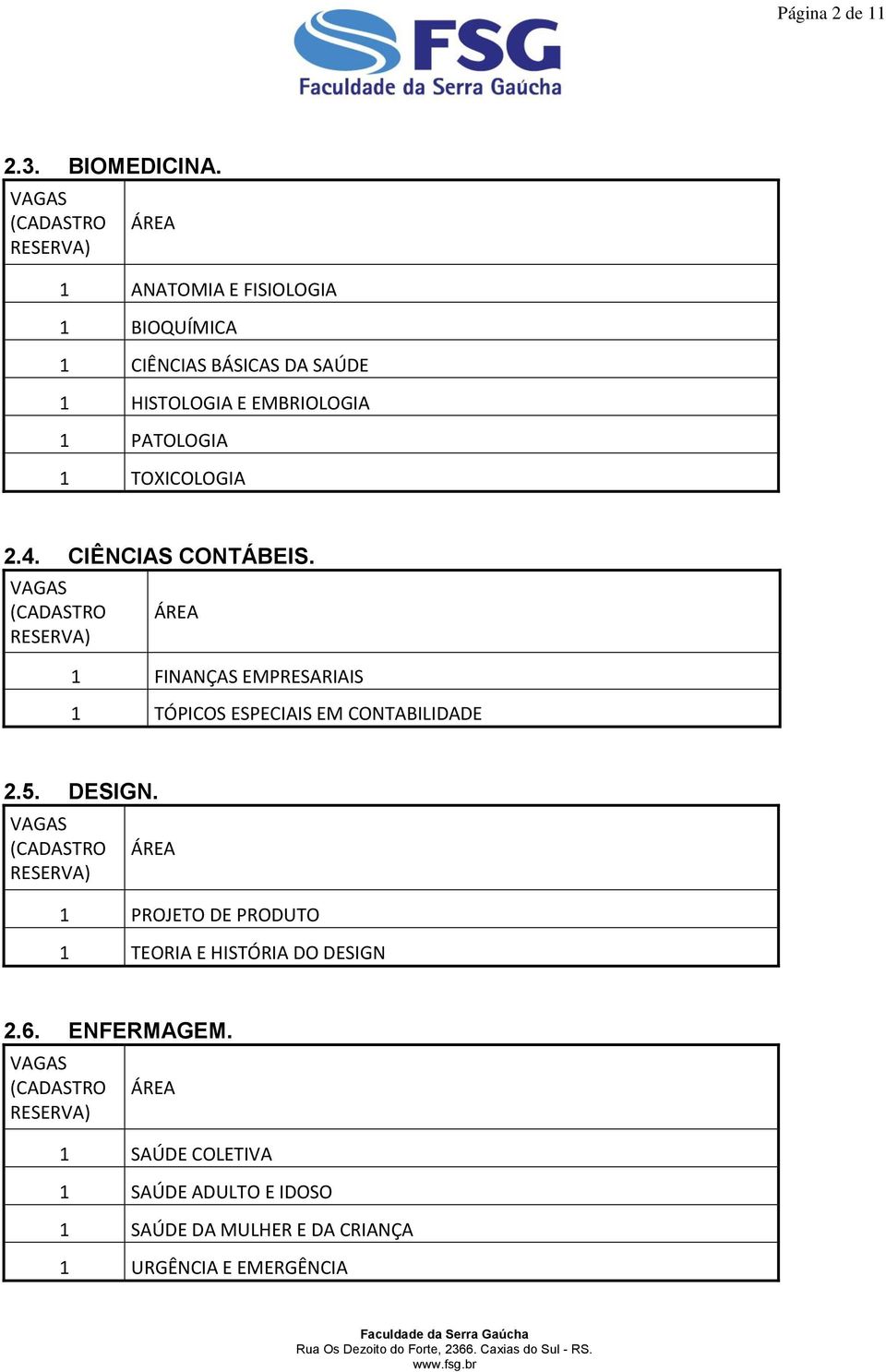 PATOLOGIA 1 TOXICOLOGIA 2.4. CIÊNCIAS CONTÁBEIS.