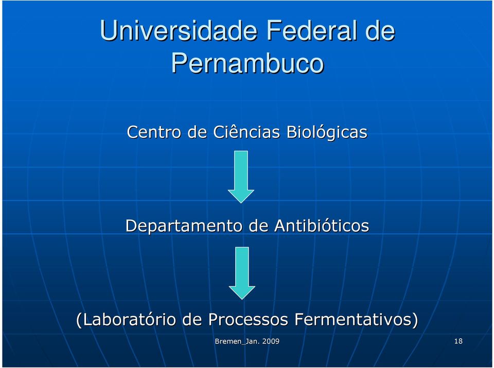 Departamento de Antibióticos ticos