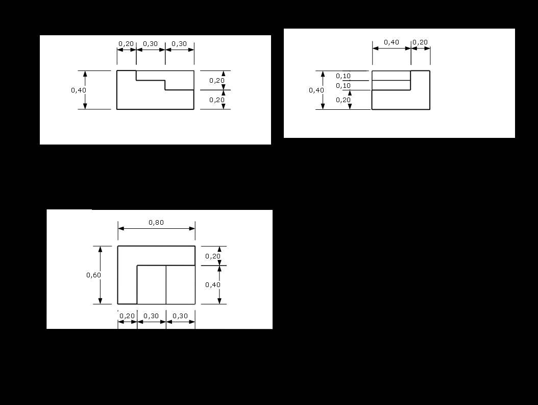 A Figura 6 mostra que é possível montar um layout que servirá como exercícios para que os alunos possam executar a vista isométrica.