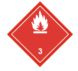 Peróxido orgânico Líquido inflamável Sólido inflamável Perigo para reprodução Ë um material altamente inflamável e explosiva. A classe numérica (aqui representada por 5.