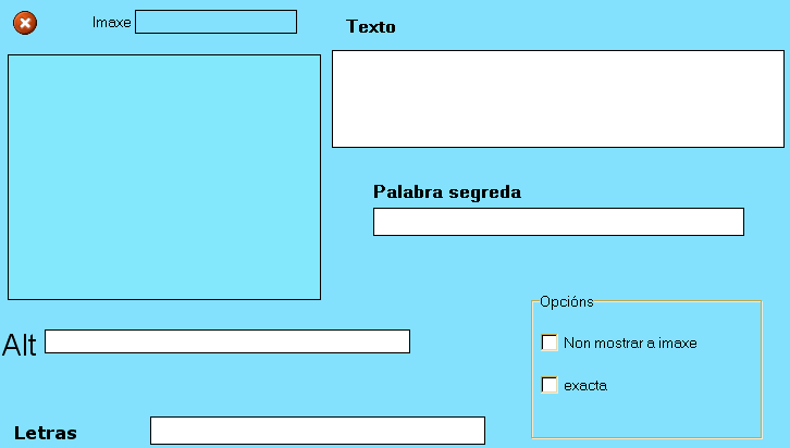 (LIM) Libros Interactivos Multimedia 39 José M. Boo aa) Ortografía. Esta actividade é moi similar á do apartado s) (Letras).