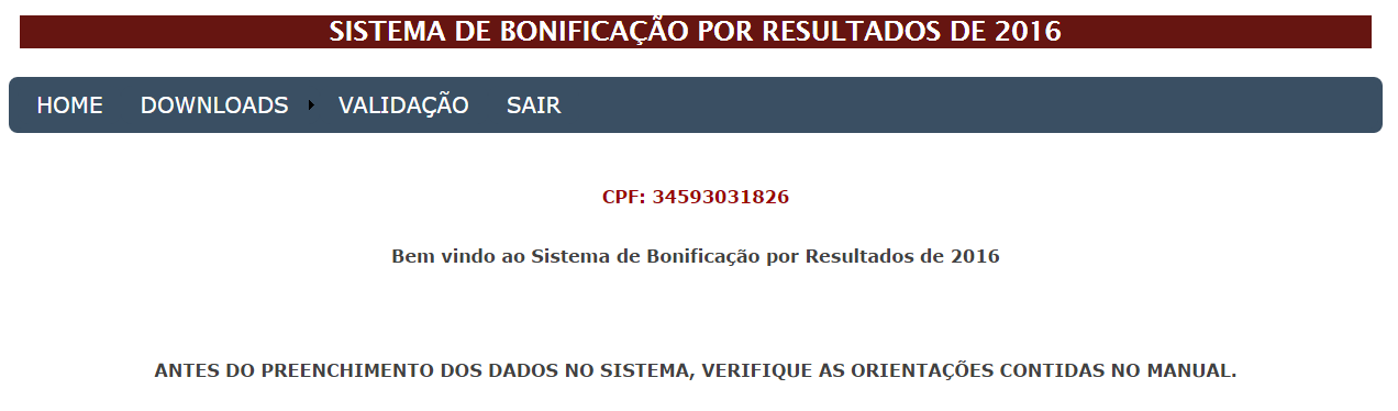 Após entrar com o número do CPF e clicar no botão Recuperar, será enviada uma mensagem para o e-mail cadastrado