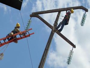 Isoladores e ferragens Tipos de isoladores De suspensão Cadeia de