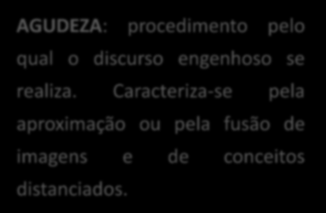 Características ENGENHO: invenção, capacidade ou talento de criar beleza por meio da