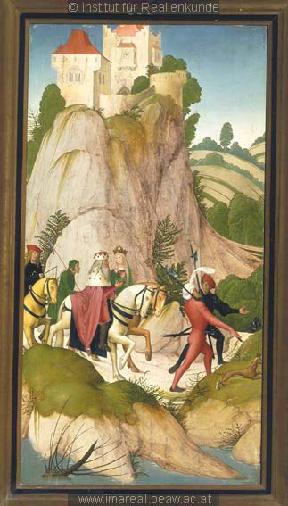 30 BESTIÁRIO MEDIEVAL PERSPECTIVAS DE ABORDAGENS Fig. 5 The Return of the Cross by Emperor Heraclius Panel painting, ca. 1480 1490, Bardejov Slovakia, parish church S.