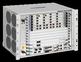 Linha de Equipamentos GPON ITU-T G.984 Concentrador Óptico OLT GPON (Standalone) 1U Ideal para redes de pequeno porte, suporta até 256 assinantes em quatro interfaces PON.