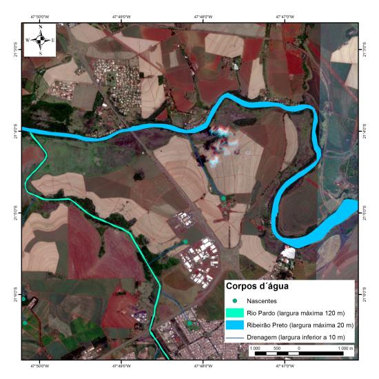 cobertura da terra foram baseadas em imagens orbitais Landsat-5 do ano de 1988 (Quartaroli et. al, 2006) e Landsat 8 do ano de 2014.