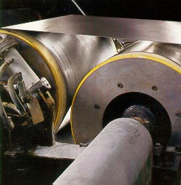 Algumas vantagens dos Mill Rolls em relação aos rolos de borracha: Tab.